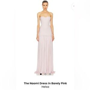 Chic Strapless Blush Dress